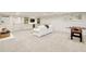 Finished basement with built-in shelving, entertainment area, and a foosball table at 1018 Layfield Ct, Dunwoody, GA 30338