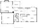 First floor plan featuring living room, kitchen, breakfast nook, dining room, and garage at 1018 Layfield Ct, Dunwoody, GA 30338