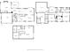 House floor plans featuring the layout of all three stories of the home at 1018 Layfield Ct, Dunwoody, GA 30338