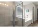 Main bathroom features a separate shower and soaking tub at 139 Treeline Trl, Canton, GA 30115