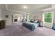 Spacious main bedroom with ample closet space, natural light, and en-suite bathroom at 139 Treeline Trl, Canton, GA 30115