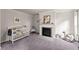 Sitting room with fireplace and plush carpeting at 139 Treeline Trl, Canton, GA 30115