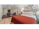 Well-lit bedroom with a shark decor, a reading nook with chairs and television at 5650 Buckleigh Pointe, Suwanee, GA 30024