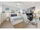 Bright main bedroom with white walls, study area and plenty of natural light at 1229 Concord Se Rd, Smyrna, GA 30080