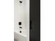Modern bathroom featuring a white tiled shower/tub combo with sleek black fixtures at 2327 Mason Dr # D23, Atlanta, GA 30316