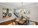 Bright dining room featuring hardwood floors and stylish decor at 608 Sherwood Ne Rd, Atlanta, GA 30324