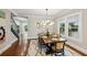 Charming dining room with hardwood floors and a cozy ambiance at 608 Sherwood Ne Rd, Atlanta, GA 30324