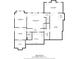 Floor plan layout showcasing the basement features, including a recreation room, theatre, and bedroom at 1686 Brooks Farm Nw Dr, Acworth, GA 30101