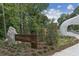 Westside Park entrance featuring a sign, landscaping, and modern architectural elements at 1858 Perry Nw Blvd, Atlanta, GA 30318