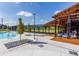 A community pool with a covered outdoor structure containing seating is an ideal gathering place at 1858 Perry Nw Blvd, Atlanta, GA 30318