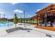 Beautiful community pool with lounge area and covered grilling stations at 1858 Perry Nw Blvd, Atlanta, GA 30318