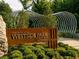 An inviting sign welcomes visitors to Westside Park under the park's architectural entrance at 1858 Perry Nw Blvd, Atlanta, GA 30318
