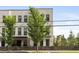 Modern two-story townhome with an inviting entrance at 1815 La Dawn Nw Ln, Atlanta, GA 30318