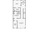 Floor plan showcasing primary bedroom, closets, primary bathroom, secondary bedroom, and stairs at 1815 La Dawn Nw Ln, Atlanta, GA 30318