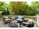 Cozy back deck with comfortable seating, perfect for outdoor relaxation and entertaining at 230 Milton Se Ave, Atlanta, GA 30315