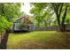 Expansive backyard featuring green lawn, tall trees, and a wooden fence at 230 Milton Se Ave, Atlanta, GA 30315