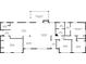 Detailed floor plan showcasing the layout of bedrooms, bathrooms, living areas, and kitchen at 2604 Flat Shoals Sw Rd, Conyers, GA 30094