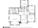 Second-floor plan featuring four bedrooms, three baths, and a walk-in closet at 4679 Glenshire Pl, Atlanta, GA 30338