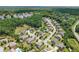 Expansive aerial view showcases houses and landscaping in a suburban neighborhood with lots of trees at 4388 Cades Pointe, Marietta, GA 30066