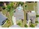 Overhead view of large house with in ground pool, patio and landscaped yard at 4388 Cades Pointe, Marietta, GA 30066