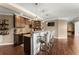 Finished basement area with a wet bar, seating, and entertainment area at 4388 Cades Pointe, Marietta, GA 30066