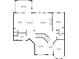 Layout of the home's first floor showing kitchen, living room, bedroom, dining, and office at 4388 Cades Pointe, Marietta, GA 30066