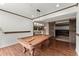 Entertaining game room with pool table and access to a cozy media room at 4388 Cades Pointe, Marietta, GA 30066