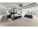 Spacious main bedroom boasts a tray ceiling and sitting area at 4388 Cades Pointe, Marietta, GA 30066
