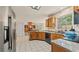 Bright kitchen with stainless steel appliances, and an eat-in kitchen at 502 Fortune Ridge Rd, Stone Mountain, GA 30087