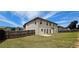 Spacious backyard featuring a well-kept lawn and a tall privacy fence at 5010 Lynnonhall Ct, Stonecrest, GA 30038