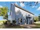 View of the home's rear exterior, showcasing a patio area and siding at 700 Ridgeway Ct, Canton, GA 30114
