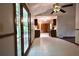 Bright kitchen showcasing tile flooring, wooden cabinetry, and backyard views at 3436 Finglas Dr, Marietta, GA 30008