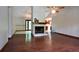 Spacious living room showcasing hardwood floors, a fireplace, and natural light at 3436 Finglas Dr, Marietta, GA 30008