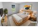 Relaxing main bedroom with soft lighting, wooden accents, and modern decor at 4504 Cedar Ridge Trl, Stone Mountain, GA 30083