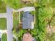 Aerial view of the property showcasing the home, landscaping, and surrounding neighborhood at 720 Belgrave Ln, Tucker, GA 30084