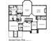 Detailed second floor plan showcases layout including bedrooms, baths, and owners suite at 4100 Secret Shoals Way, Buford, GA 30518