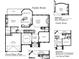 Detailed first floor plan showcases kitchen, Gathering room, garage, and layout at 4100 Secret Shoals Way, Buford, GA 30518