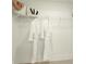 Organized closet with wire shelving and hanging space for clothes at 1846 Butterfly Way, Marietta, GA 30066