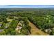 Wide aerial view of the neighborhood surrounded by mature trees and a nearby golf course at 3018 Saint Andrews Ct, Jonesboro, GA 30236