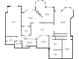 Detailed floor plan illustrating the layout of the home with room dimensions and placements at 3018 Saint Andrews Ct, Jonesboro, GA 30236