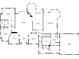Detailed floor plan illustrating the layout of the home with room dimensions and placements at 3018 Saint Andrews Ct, Jonesboro, GA 30236