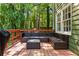 Spacious back deck featuring outdoor furniture at 1027 Spring Mill Sw Dr, Lilburn, GA 30047