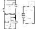 Detailed floor plan showcasing the layout of the home, including bedrooms, bathrooms, kitchen, and living areas at 1275 Muirforest Way, Stone Mountain, GA 30088