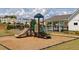 Community playground with slides and green canopy, located near pool and townhomes at 2729 Creek View Nw Ter, Atlanta, GA 30318