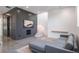 Modern living room featuring gray paint, large television and cozy seating at 53 Daniel Se St, Atlanta, GA 30312