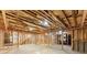 Unfinished basement with exposed framing, awaiting your personal touch at 5816 Chamblee Dunwoody Rd, Atlanta, GA 30338