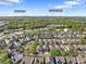 Panoramic aerial view highlighting neighborhood's location near Kennesaw Mountain and Cumberland/Vinings at 1338 Dupont Nw Park, Atlanta, GA 30318