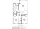 Detailed second floor plan highlighting the primary suite, secondary bedrooms, and laundry area at 1338 Dupont Nw Park, Atlanta, GA 30318