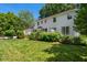 Well-manicured backyard with lush green grass and mature landscaping at 2580 Hyde Manor Dr, Atlanta, GA 30327