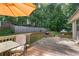 The outdoor deck has backyard views and a grill, perfect for entertaining and outdoor dining at 39 Cannon Pl, Dallas, GA 30157